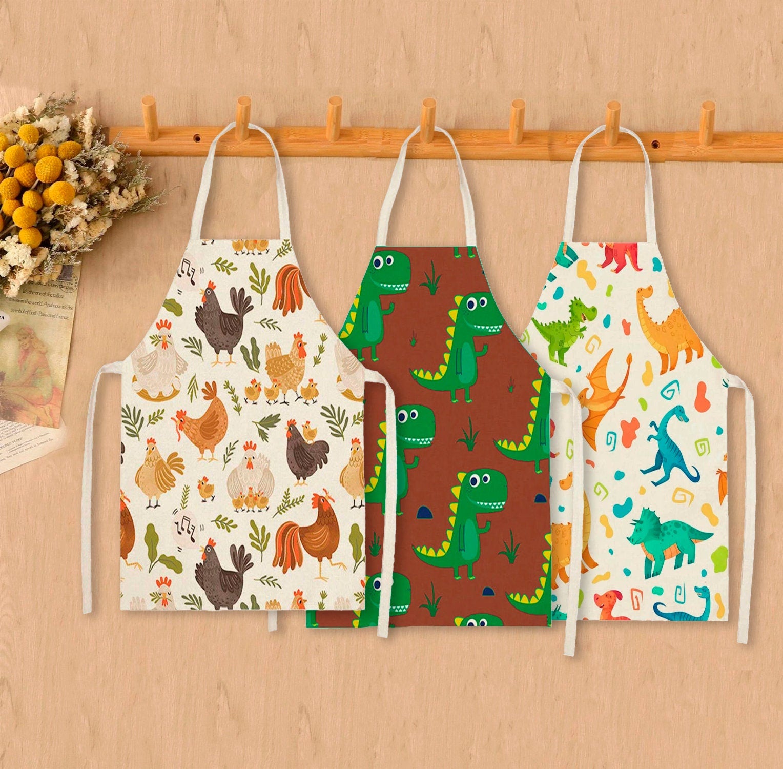 Apron Sewing Pattern for Kids, Apron Pattern, Kids Pattern, Pinafore Pattern, Beginner Pattern, Sewing Pattern Toddlers, Baby Sewing Pattern