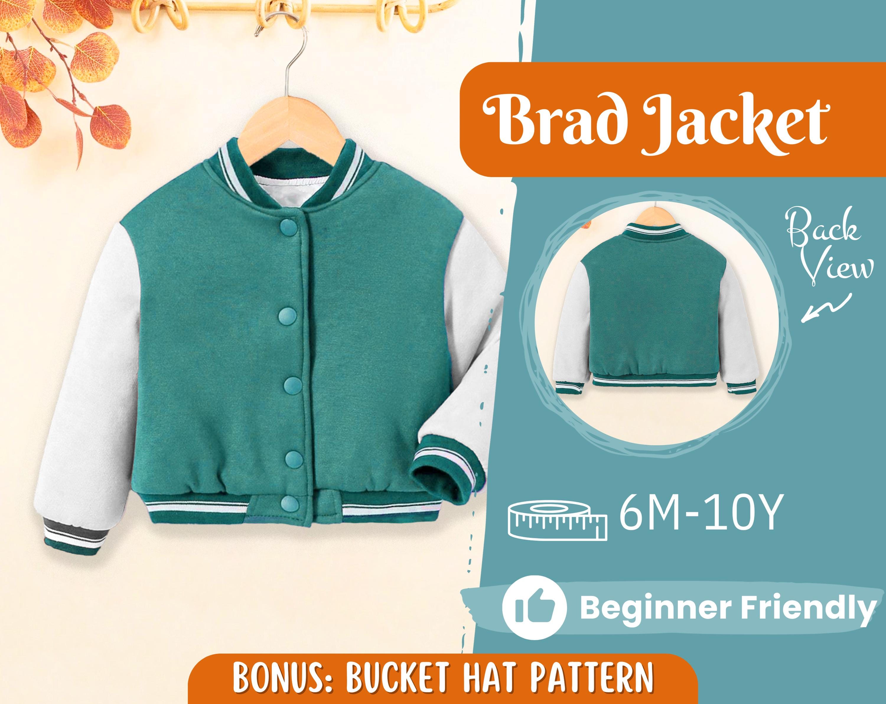 Jacket Sewing Pattern for Kids, Jacket Pattern, Kids Sewing Pattern, PDF Pattern, Beginner Pattern, Sewing Pattern Toddlers, Bomber Pattern