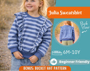 Sweatshirt Sewing Pattern for Kids, Hoodie Pattern, Kids Pattern, PDF Pattern, Beginner Pattern, Sewing Pattern Toddlers, Sweater Pattern