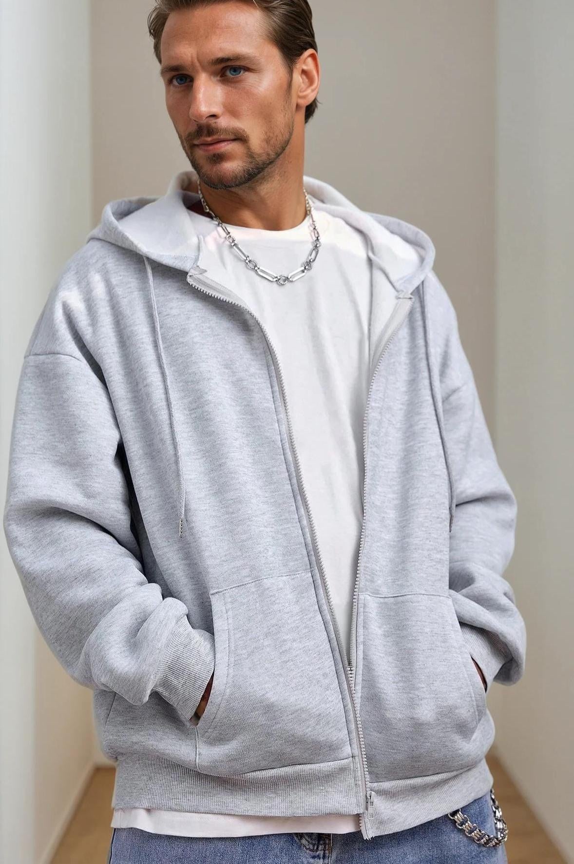 Zip Up Hoodie Sewing Pattern for Men, Men Hoodie Pattern, Sweatshirt Pattern Meen, Men Sewing Pattern, Men Patterns, Hoodie Patterns for Men