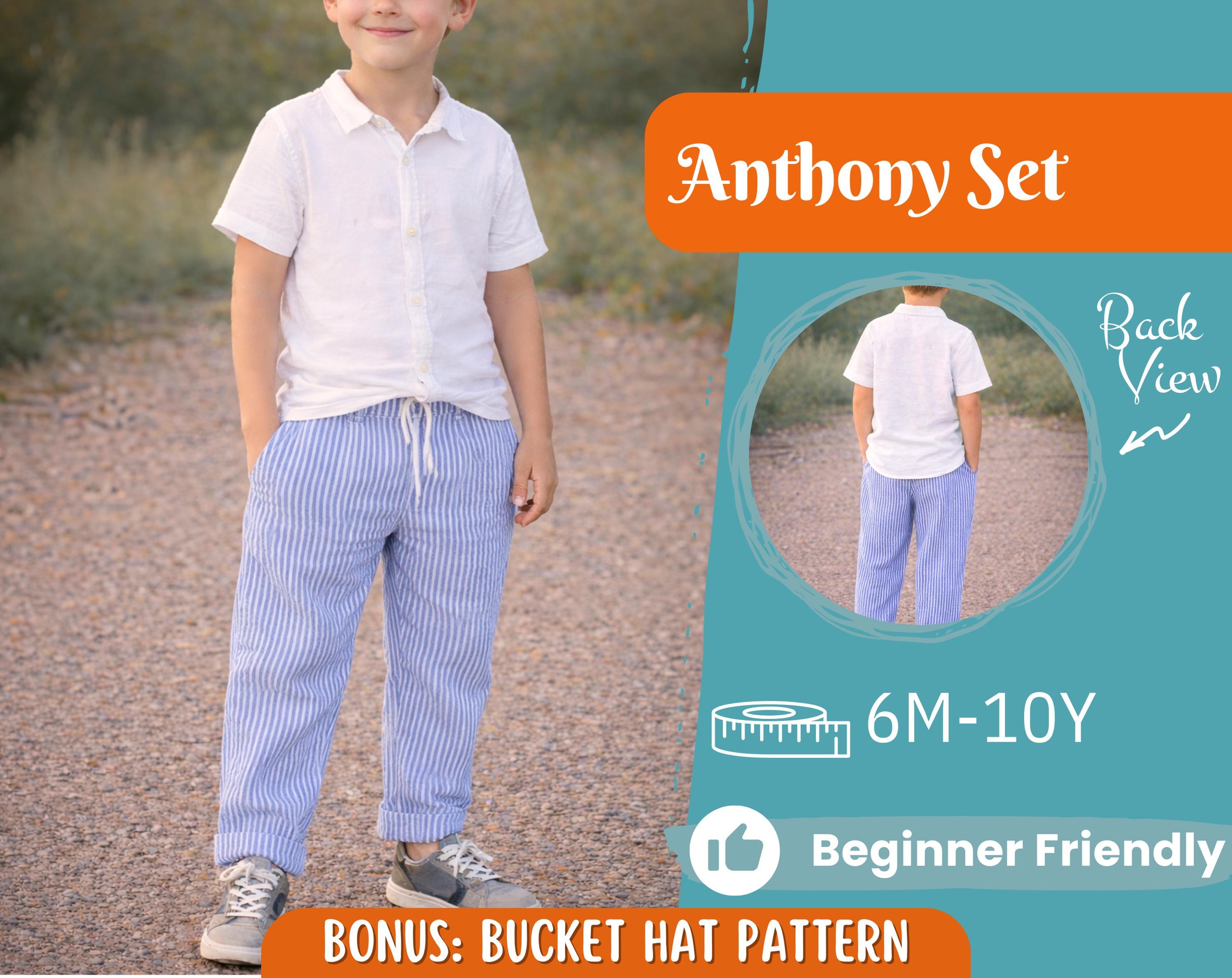 Shirt and Pants Pattern for Kids, Shirt Pattern, Kids Pattern, PDF Pattern, Beginner Pattern, Sewing Pattern Toddlers, Pants Pattern