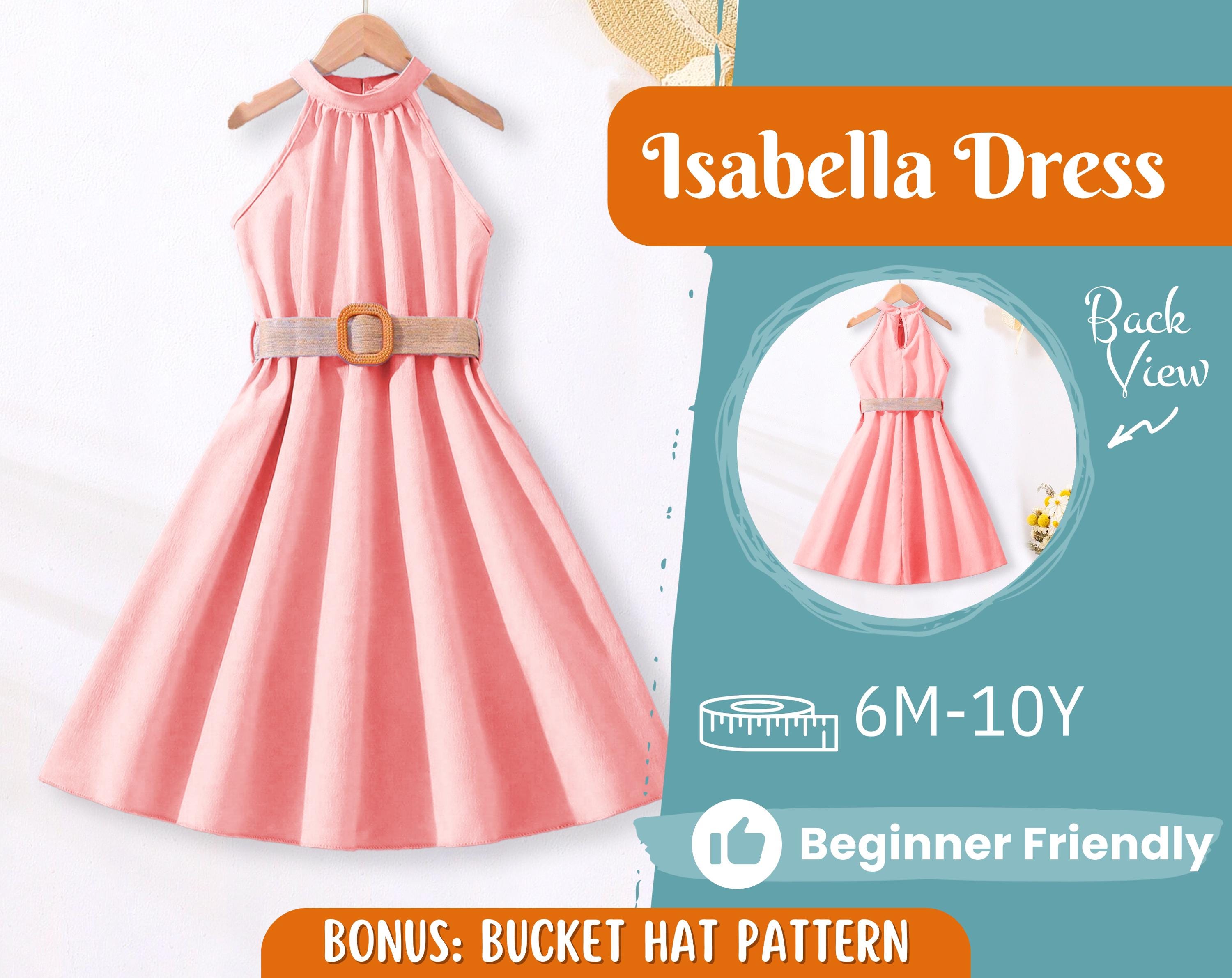 Dress Sewing Pattern for Kids, Dress Pattern, Kids Pattern, Summer Dress Pattern, Beginner Pattern, Sewing Pattern Toddlers, PDF Pattern