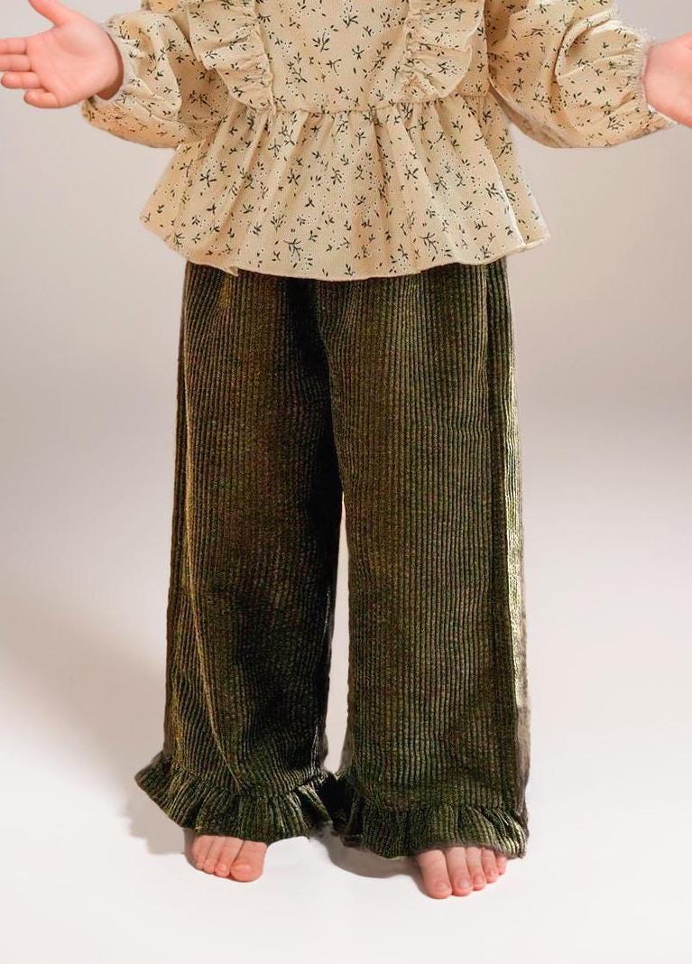 Flared Pants Sewing Pattern for Kids, Flared Pants Pattern, Kids Pattern, Baby Sewing Pattern, Beginner Pattern, Elastic Waistband Pants