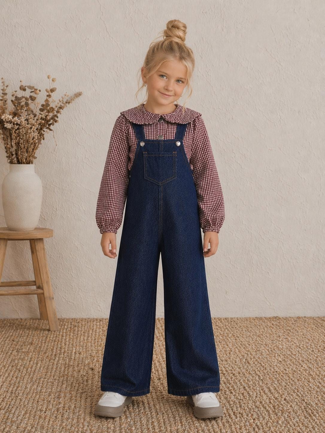 Overalls and Blouse Pattern for Kids, Top Pattern, Kids Pattern, PDF Pattern, Beginner Pattern, Sewing Pattern Toddlers, Jumpsuit Pattern