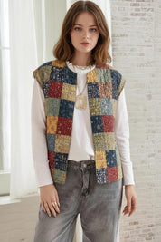 Quilted Vest Sewing Pattern for Women | Sewing Patterns | Women Pattern | Jacket Sewing Pattern | XS-XXXL | Women Vest Sewing Pattern