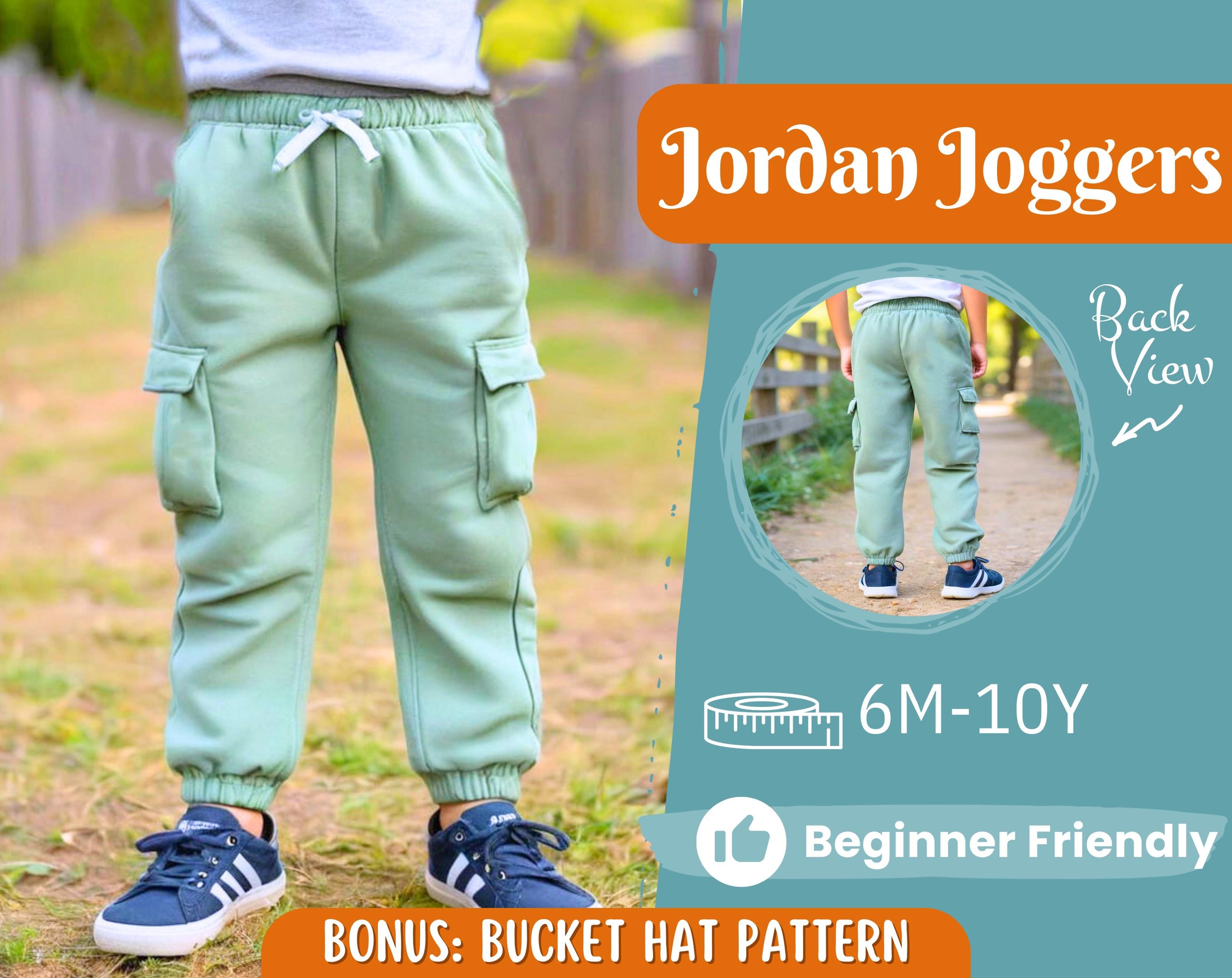 Cargo Joggers Sewing Pattern for Kids, Pants Pattern, Kids Pattern, Joggers Pattern, Beginner Pattern, Sewing Pattern Toddlers, PDF Pattern