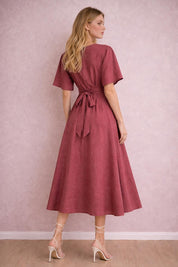 Josie Maxi Dress Sewing Pattern | Wrap Dress Pattern | Women Sewing Pattern | Women Dress | Sewing Patterns for Women Dress