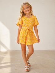Romper Sewing Pattern for Kids, Romper Pattern, Kids Pattern, Girl Dress Pattern, Beginner Pattern, Sewing Pattern Toddlers, Baby Pattern