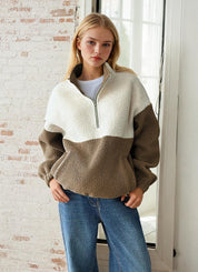 Zip Sweatshirt Pattern for Women, Women Sweater Pattern, Zip Up Sweater Pattern, Women Sewing Pattern, Beginner Sewing Pattern Sweatshirt