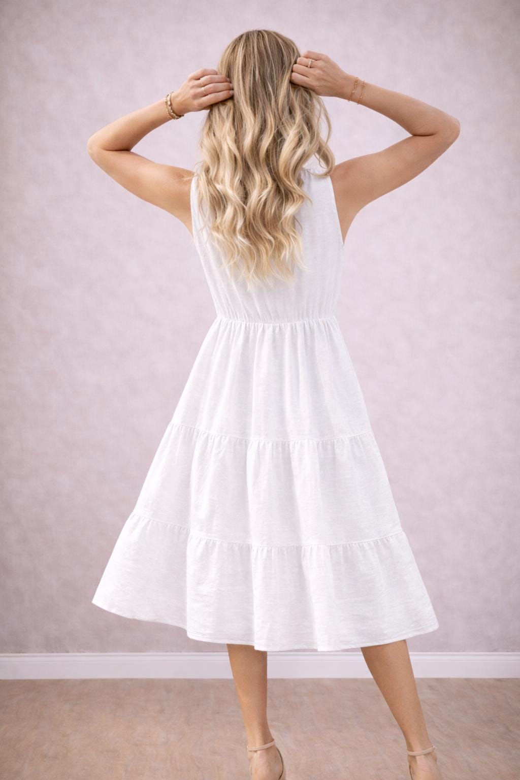 Elodie Dress Pattern | Dress Sewing Pattern | Sewing Pattern for Women | Tiered Dress | Sleeveless Dress | Beginner Sewing Pattern Dress