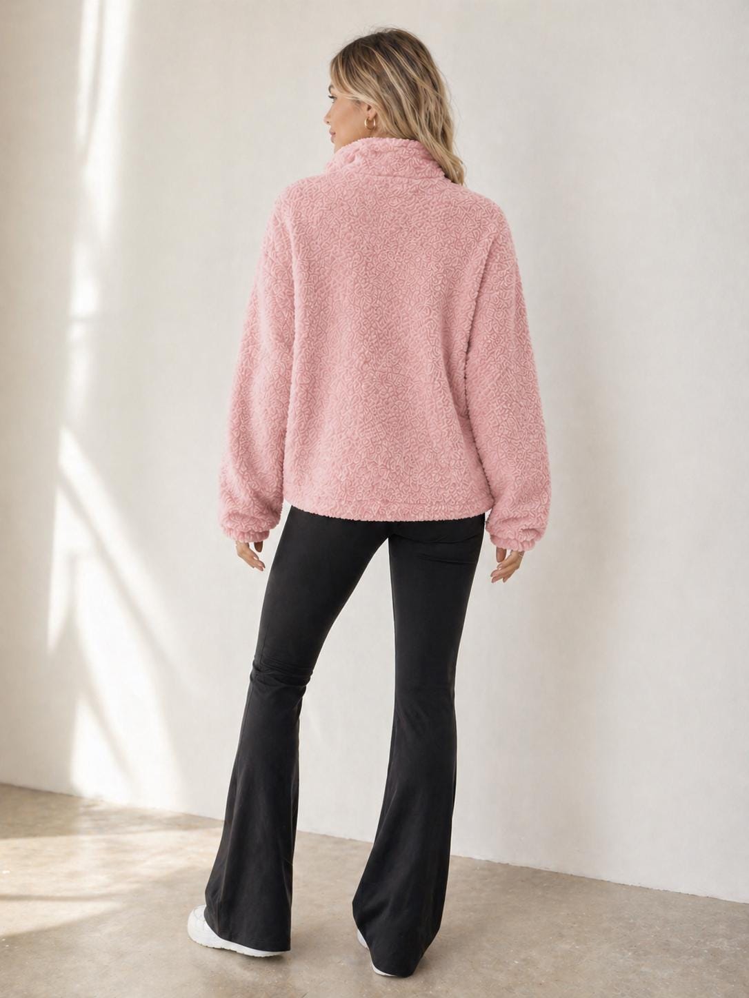 Sweatshirt with Pocket Pattern for Women, Women Sweater Pattern, Zip Up Sweater Pattern, Women Sewing Pattern, Beginner Sewing Pattern