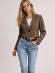 Blazer Sewing Pattern Women | Crop Jacket Sewing Pattern |  Womens Blazer Pattern | Suit Jacket Pattern |  Women Suit Jacket Blazer