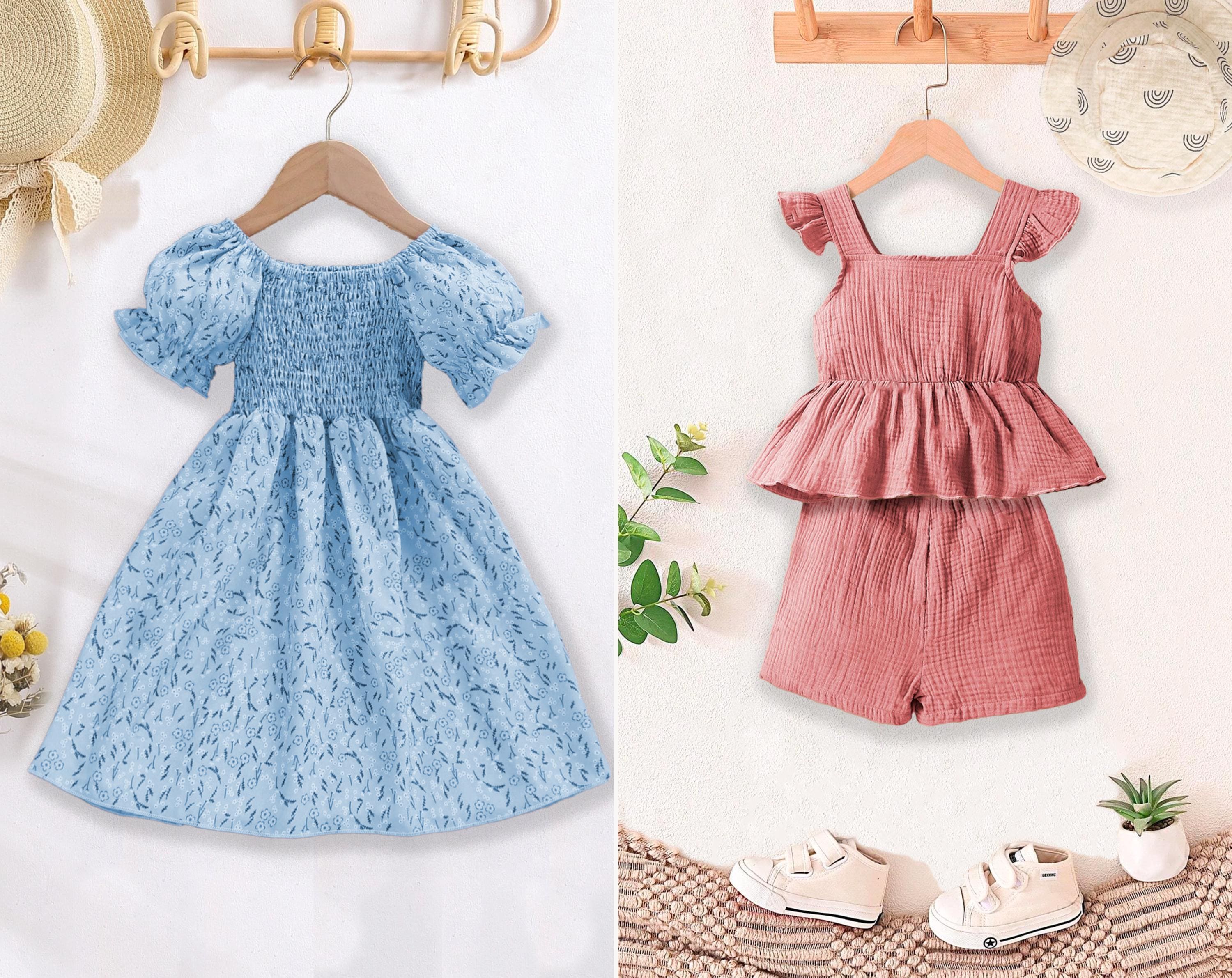 Kids Bundle, Overalls for Kids, Sewing Patterns for Kids PDF, PDF Pattern, Jumpsuit Pattern, Kids Sewing Patterns, Kids Patterns, Girl Dress