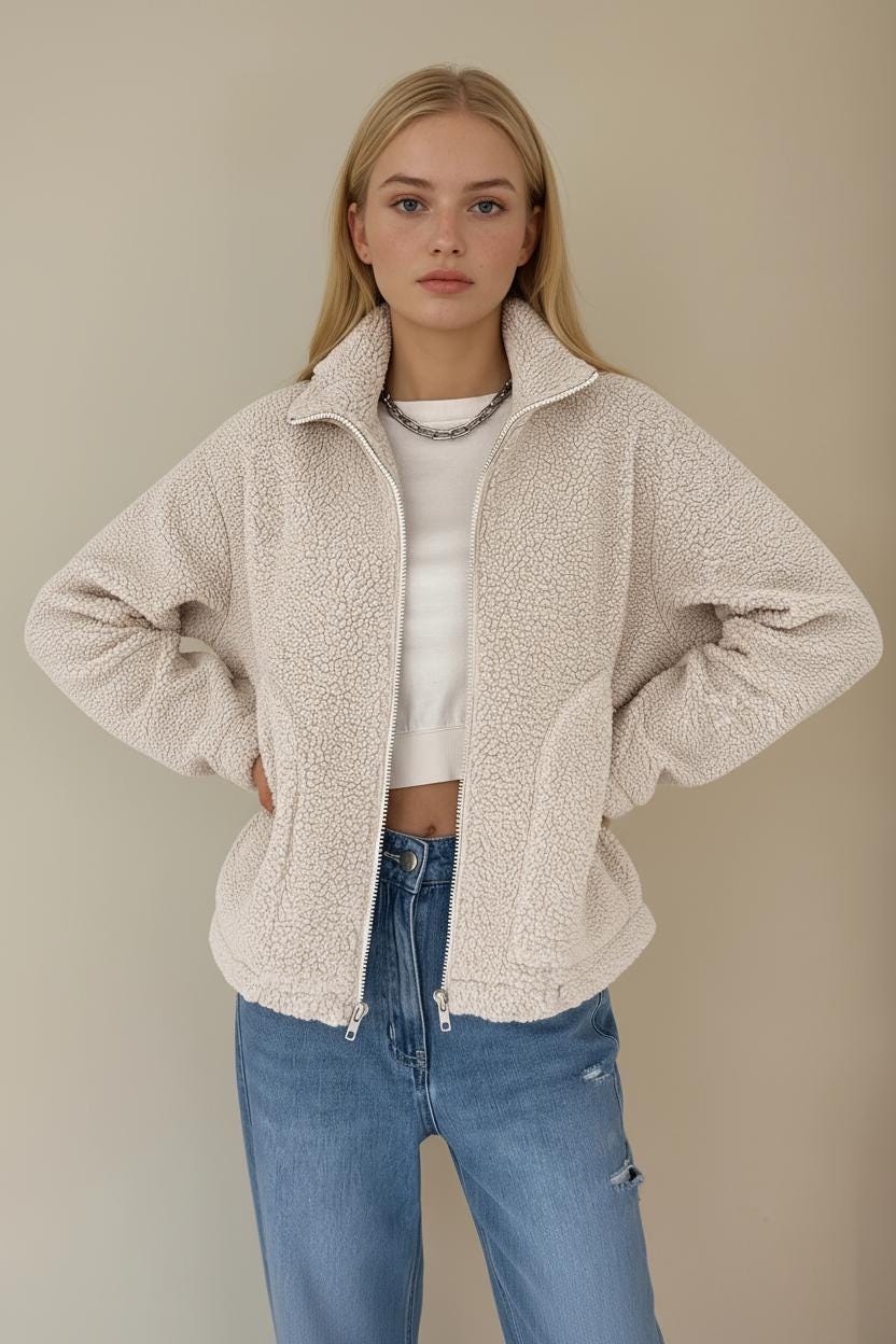 Jacket Pattern for Women, Women Sewing Pattern, Jacket Sewing Pattern with Lining, Zip Up Jacket,Beginner Sewing Pattern,Pattern Jacket Coat