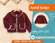 Jacket Sewing Pattern for Kids, Jacket Pattern, Kids Sewing Pattern, PDF Pattern, Beginner Pattern, Sewing Pattern Toddlers, Coat Pattern