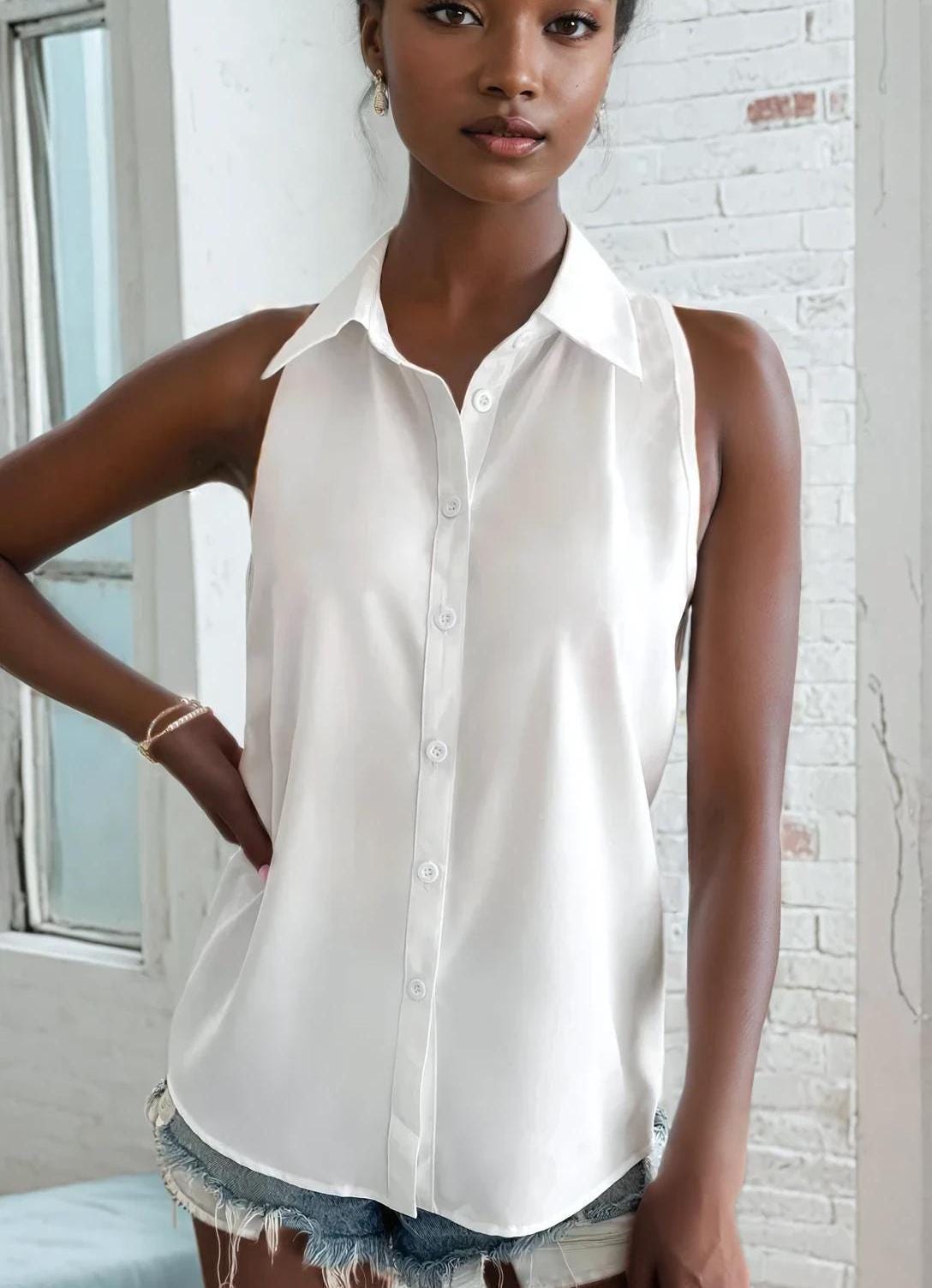 Top Sewing Pattern | Women Sewing Pattern | Blouse Pattern | Shirt Pattern | Sewing Patterns for Beginner Top | Sleeveless Shirt Blouse Top