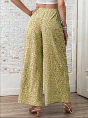 Summer Pants Pattern | Wide Leg Pants, Palazzo Pants Sewing Pattern, Elastic Waistband Wide Leg Pants Pants Pattern, Beginner Sewing Pattern