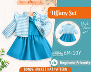 Dress and Top Pattern for Kids, Dress Pattern, Kids Pattern, PDF Pattern, Beginner Pattern, Sewing Pattern Toddlers, Jacket Pattern