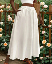 Easy Skirt with Pockets Sewing Pattern | Maxi Skirt Pattern | Women Skirt Pattern | Sewing Patterns | Women Sewing Pattern, Skirt Pockets