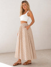 Easy Skirt with Pockets Sewing Pattern | Maxi Skirt Pattern | Women Skirt Pattern | Sewing Patterns | Women Sewing Pattern, Skirt Pockets