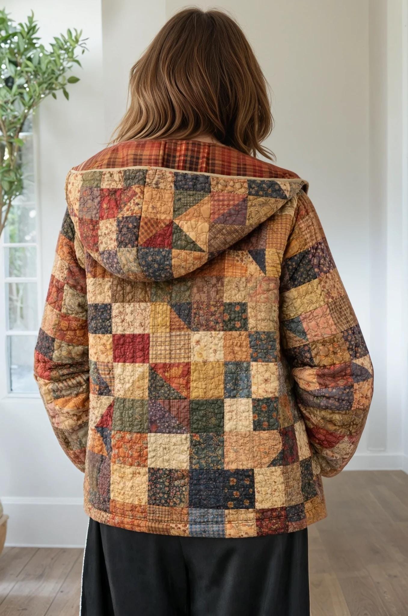 Quilted Jacket with Hoodie Sewing Pattern | Quilted Jacket Pattern | Sewing Patterns | Quilted Sewing Pattern | Hooded Jacket | Women Jacket