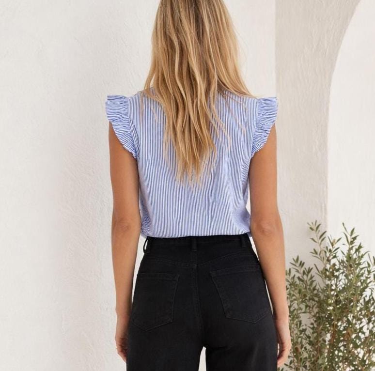 Blouse Sewing Pattern, XS- XXL, Top Pattern, Women Sewing Pattern, Shirt Sewing Pattern, Easy Beginner Pattern, Women Blouse Top
