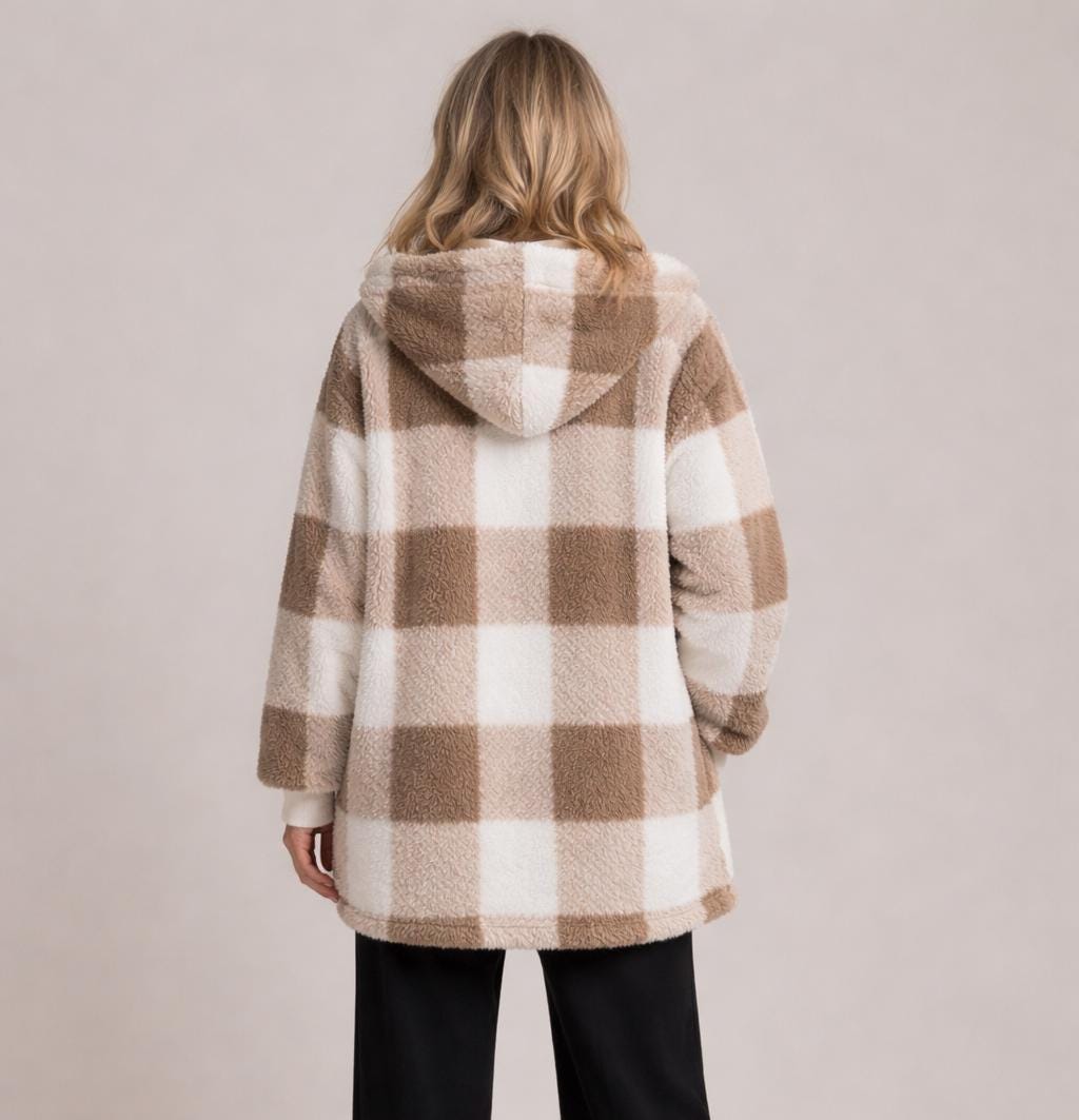 Hooded Coat Sewing Pattern for Women | Coat Pattern | Jacket Pattern | Sewing Patterns | Women Sewing Pattern Coat Jacket with Hoodie