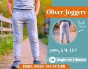 Joggers Sewing Pattern for Kids, Pants Pattern, Kids Pattern, Pants PDF Pattern, Beginner Pattern, Sewing Pattern Toddlers, Joggers Pattern