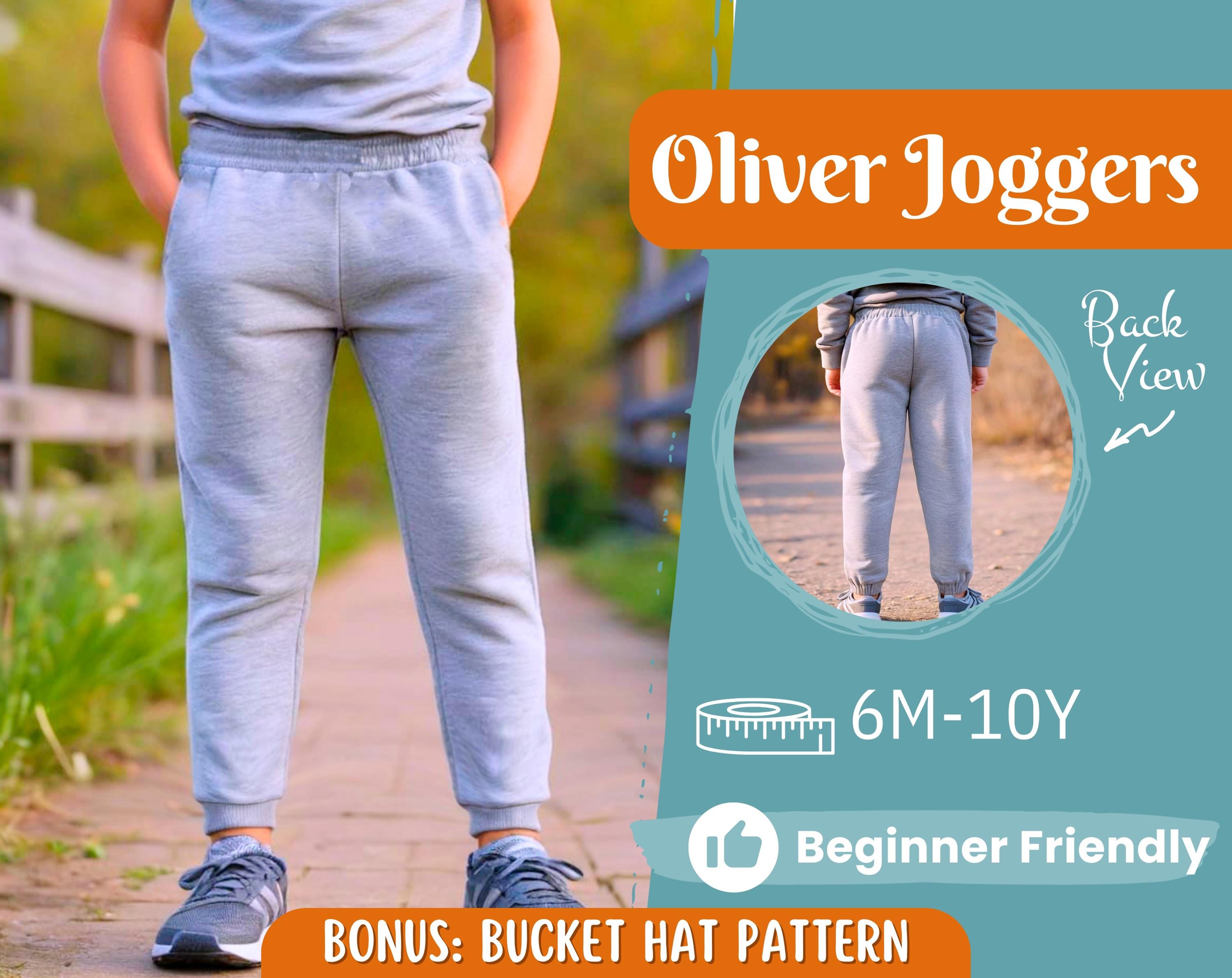 Joggers Sewing Pattern for Kids, Pants Pattern, Kids Pattern, Pants PDF Pattern, Beginner Pattern, Sewing Pattern Toddlers, Joggers Pattern