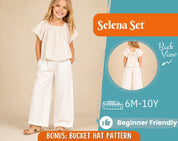 Top and Pants Pattern for Kids, Top Pattern, Kids Pattern, PDF Pattern, Beginner Pattern, Sewing Pattern Toddlers, Pants Pattern