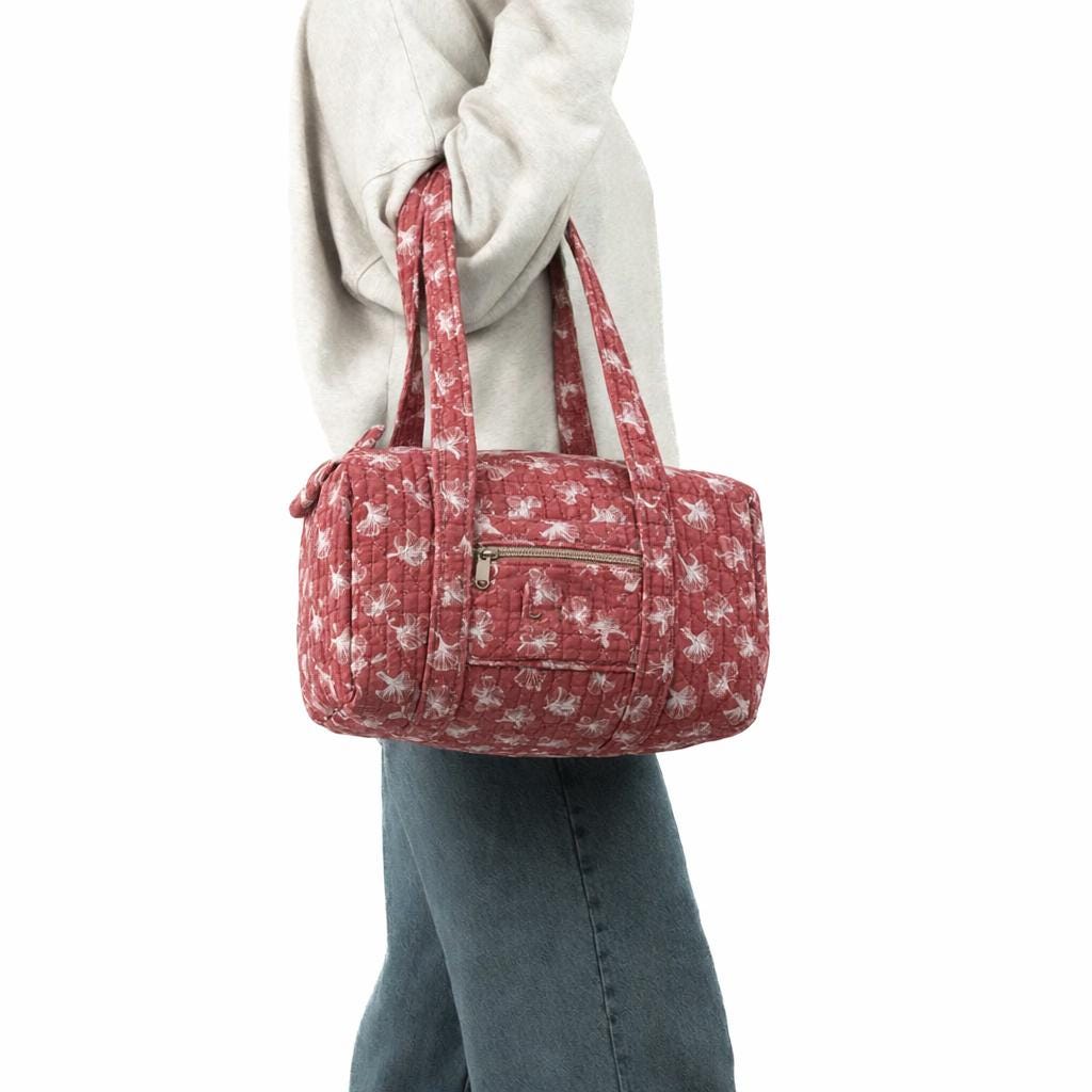 Mini Duffle Bag Pattern | Make Up Bag Sewing Pattern | Beginner Pattern | Travel Bag Pattern |  Bag Sewing Pattern | Beginner Bag Pattern