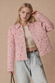 Zip Up Jacket Sewing Pattern for Women | Quilted Pattern | Sewing Patterns | Quilted Jacket Pattern | Pattern Jacket Coat | Beginner Jacket