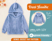 Hoodie Sewing Pattern for Kids, Sweatshirt Pattern, Kids Pattern, PDF Pattern, Beginner Pattern, Sewing Pattern Toddlers, Hoodie Pattern
