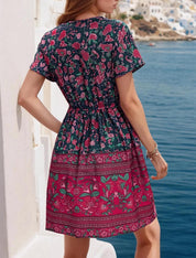 Boho Dress Sewing pattern | XS- XXL | Dress pattern | Wrap Dress | Summer dress | Women sewing pattern | Sewing Patterns | Short Dress
