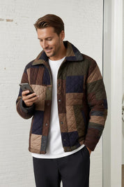 Men Jacket Sewing Pattern, Quilted Jacket Pattern, Men Sewing Pattern, Button Up Jacket Men, Coat Pattern,  Men Jacket Coat Pattern