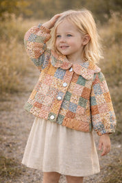 Quilted Jacket Sewing Pattern for Kids, Jacket Pattern, Kids Pattern, PDF Pattern, Beginner Pattern, Sewing Pattern Toddlers, Coat Pattern