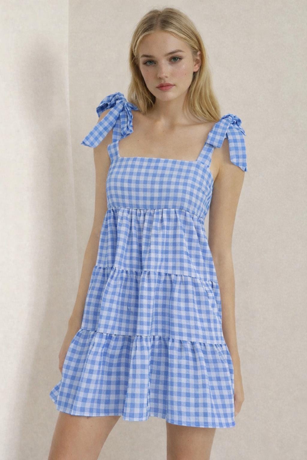 Lola Summer Dress Sewing Pattern | Shoulder Tie Dress Pattern | Tiered Dress Pattern | Gathered Dress Pattern | Ruffle Dress Pattern Women