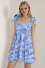 Lola Summer Dress Sewing Pattern | Shoulder Tie Dress Pattern | Tiered Dress Pattern | Gathered Dress Pattern | Ruffle Dress Pattern Women