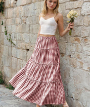 Maxi Skirt Pattern | Skirt Sewing Pattern | Women Skirt Pattern | Sewing Patterns | Women Sewing Pattern, Long Skirt Pattern, Tiered Skirt