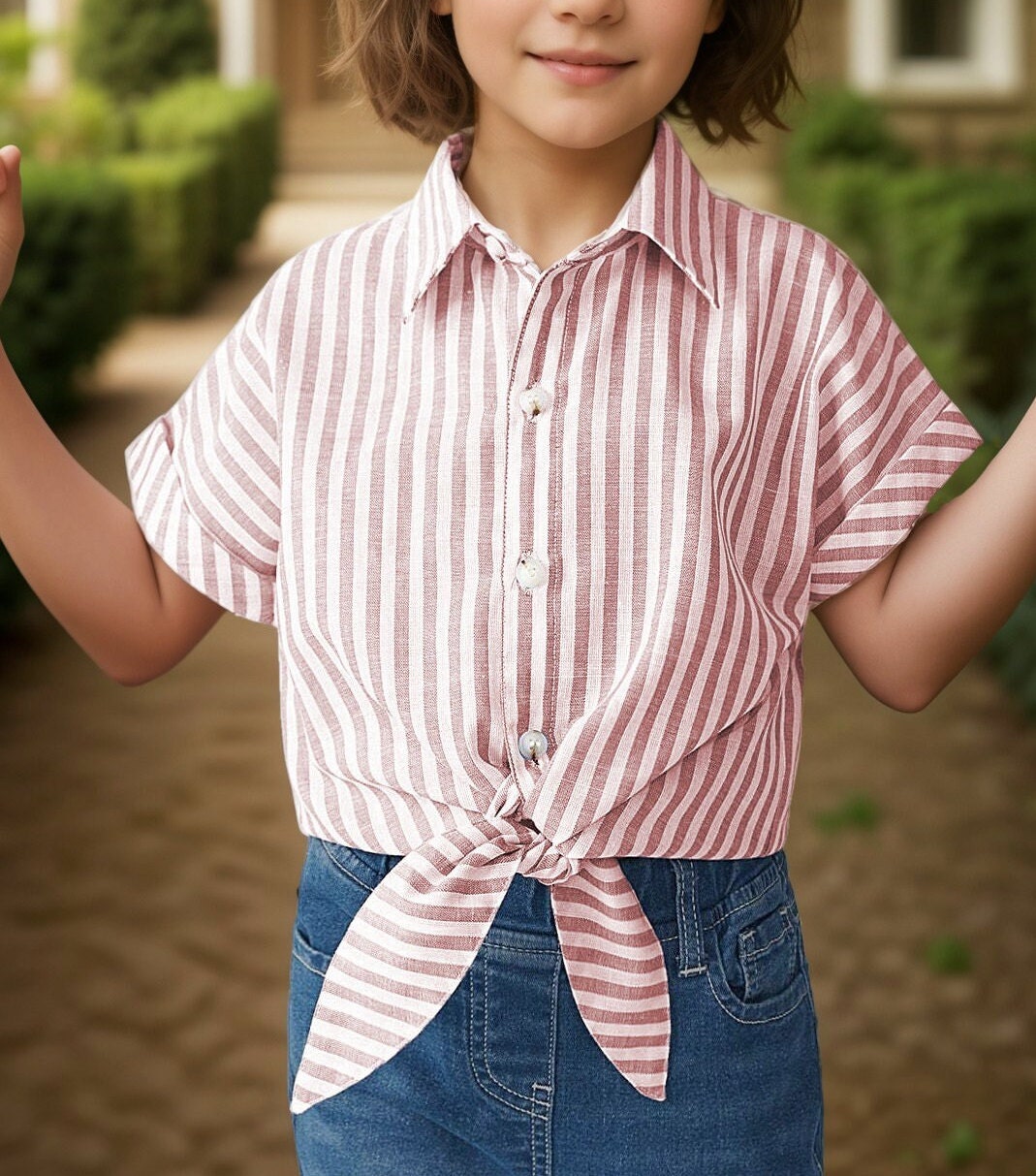 Shirt Sewing Pattern for Kids, Girl's Shirt Pattern, Kids Pattern, PDF Pattern, Beginner Pattern, Sewing Pattern Toddlers, Kids Top Pattern