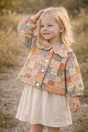 Quilted Jacket Sewing Pattern for Kids, Jacket Pattern, Kids Pattern, PDF Pattern, Beginner Pattern, Sewing Pattern Toddlers, Coat Pattern