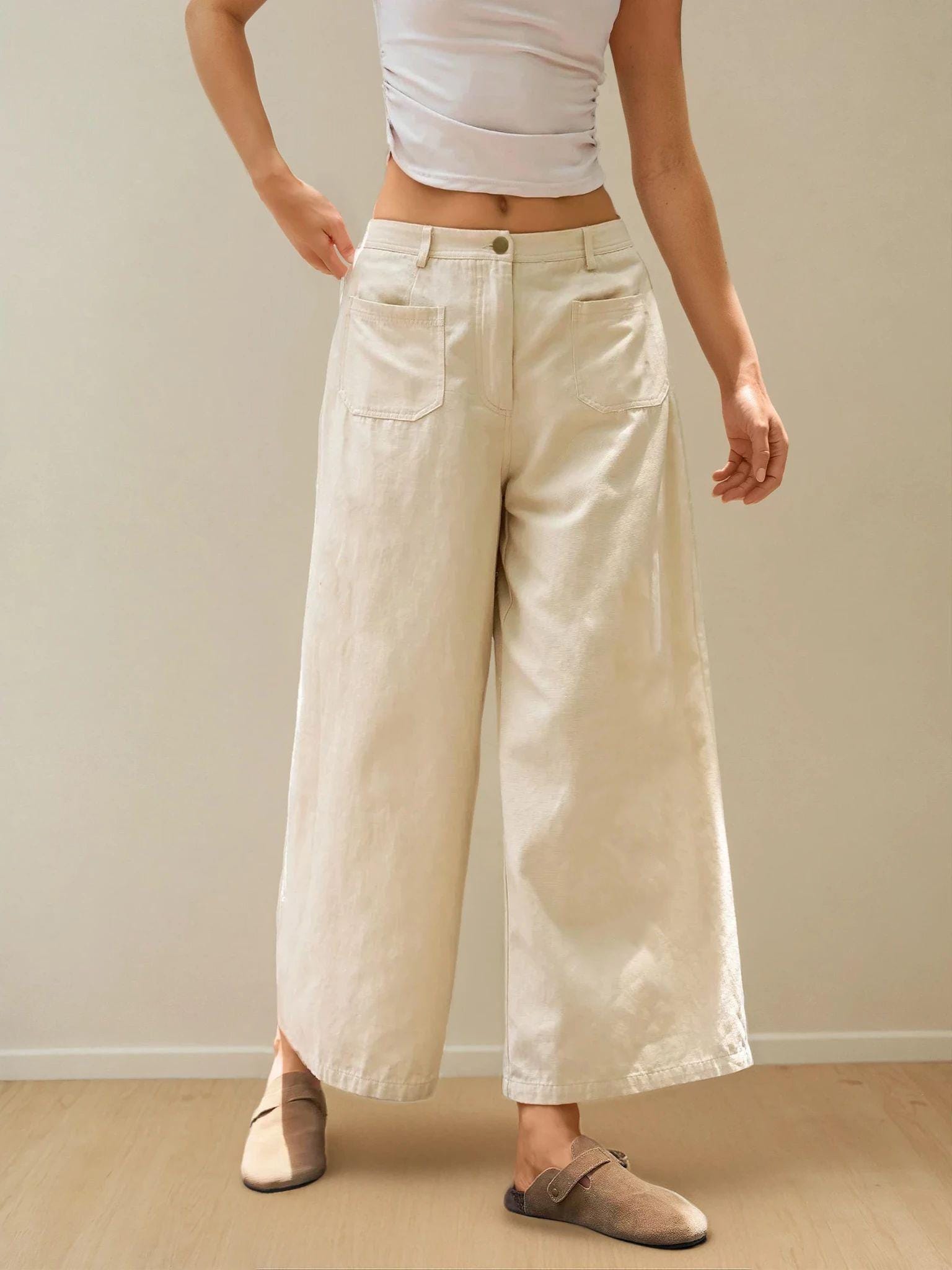 Amelie Pants Sewing Pattern for Women | Sewing Patterns | Trousers Sewing Pattern | Wide Leg Pants Pattern, Sewing Pattern Pants Women