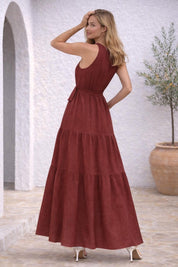 Dress Sewing Pattern | Maxi Halter Neck Dress | Prom Dress Sewing Pattern | Women Sewing Pattern | Summer Dress | Sewing Patterns