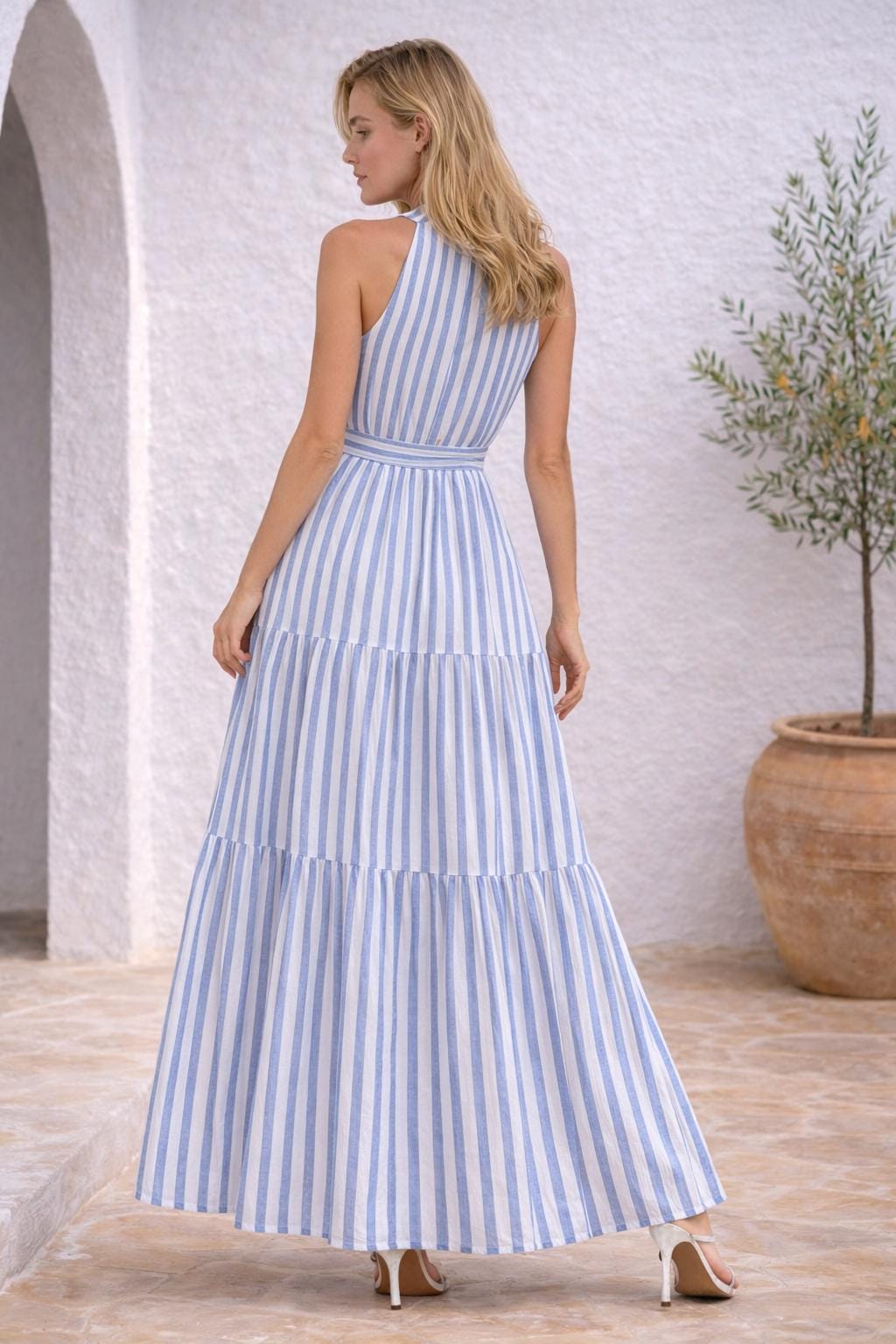 Julie Maxi Dress Sewing Pattern | Halter Neck Dress | Prom Dress Sewing Pattern | Women Sewing Pattern | Summer Dress | Sewing Patterns