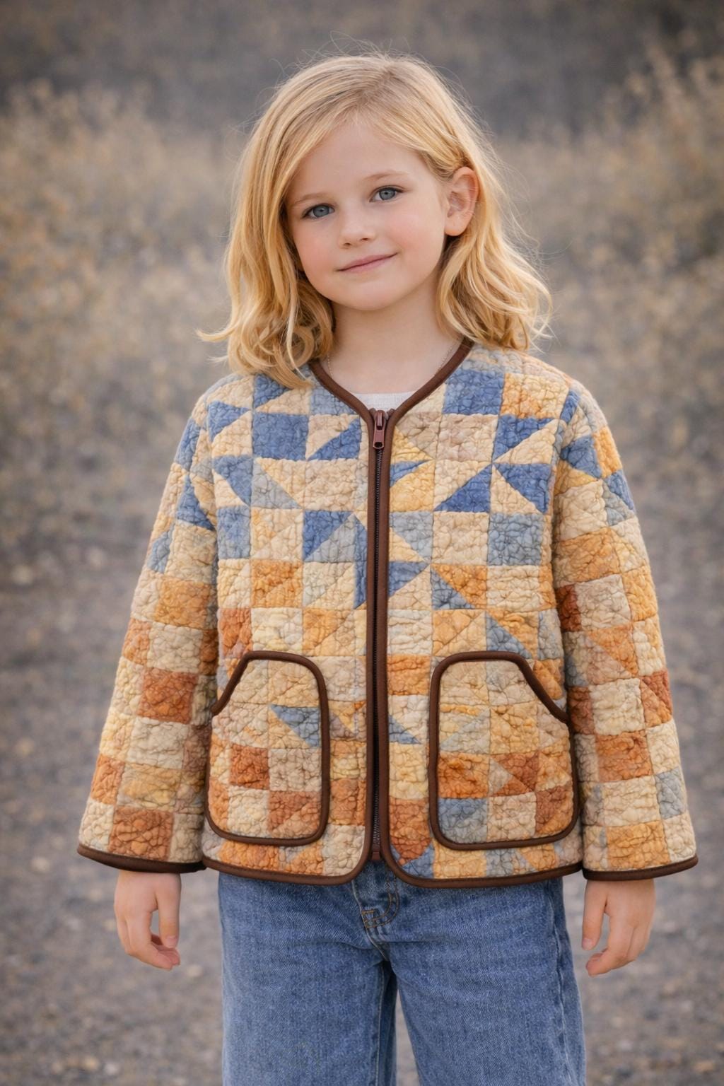 Quilted Jacket Sewing Pattern for Kids, Coat Pattern, Kids Pattern, PDF Pattern, Beginner Pattern, Sewing Pattern Toddlers, Quilted Pattern
