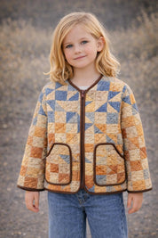 Quilted Jacket Sewing Pattern for Kids, Coat Pattern, Kids Pattern, PDF Pattern, Beginner Pattern, Sewing Pattern Toddlers, Quilted Pattern