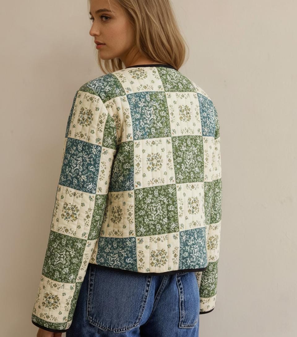 Quilted Jacket Sewing Patterns | Women Sewing Patterns | Jacket Sewing Pattern | Vest Pattern | Patchwork Patterns | Quilted Coat Pattern