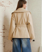 Coat Sewing Pattern with Lining | Winter Coat Sewing Pattern | Belted Coat Pattern | Winter Jacket Sewing Pattern PDF | Women Sewing Pattern