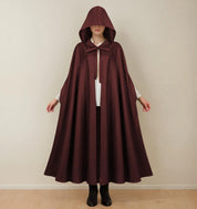 Cloak Sewing Pattern with 9 Lengths, Cape Pattern, Elven Cape, Magical Gown, Medieval Dress, Hooded Cloak, Cape with Hood Pattern, Long Cape