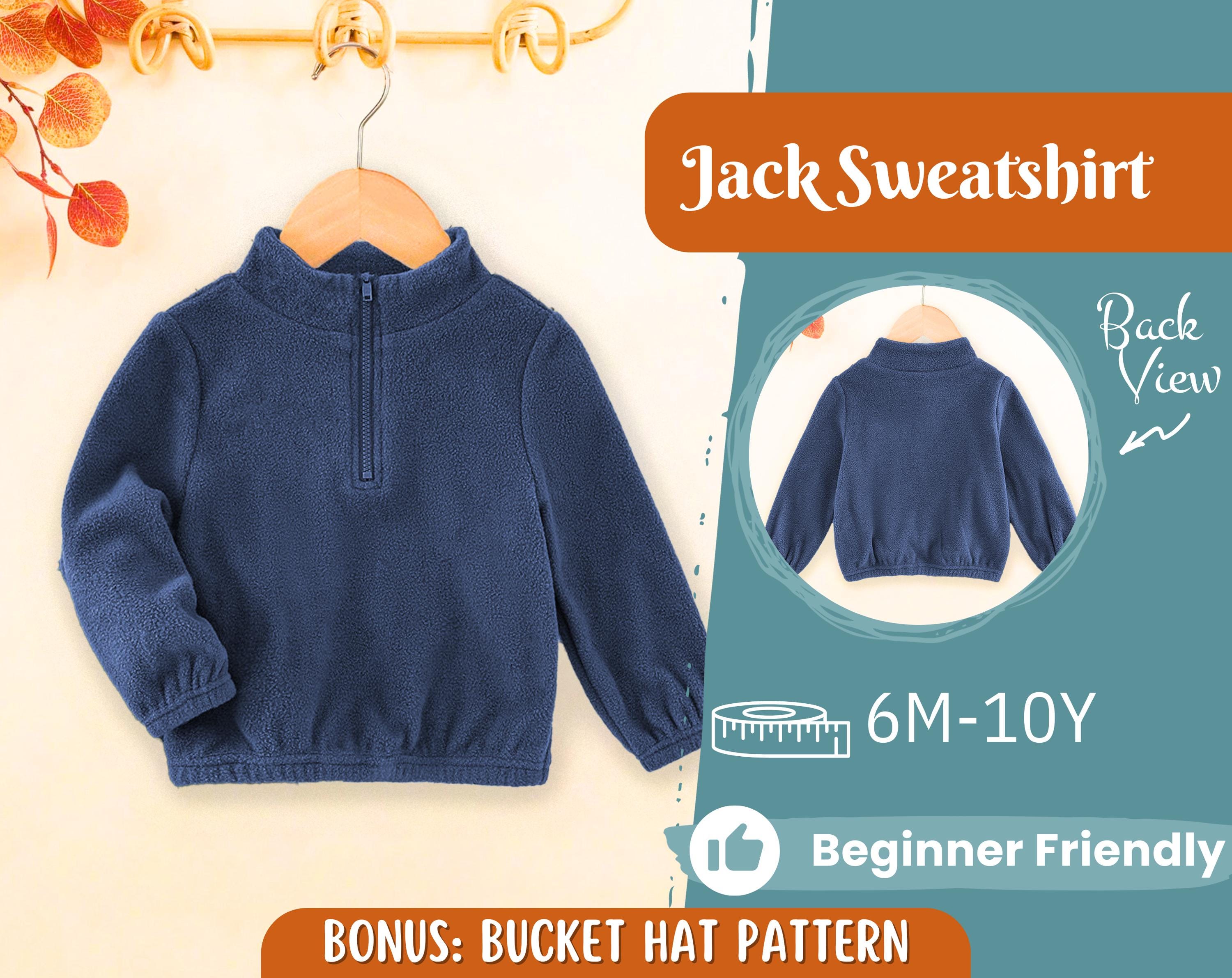 Sweatshirt Sewing Pattern for Kids, Easy Pattern, Kids Sewing Pattern, PDF Pattern, Beginner Pattern, Sewing Pattern Toddlers, Kids Pattern